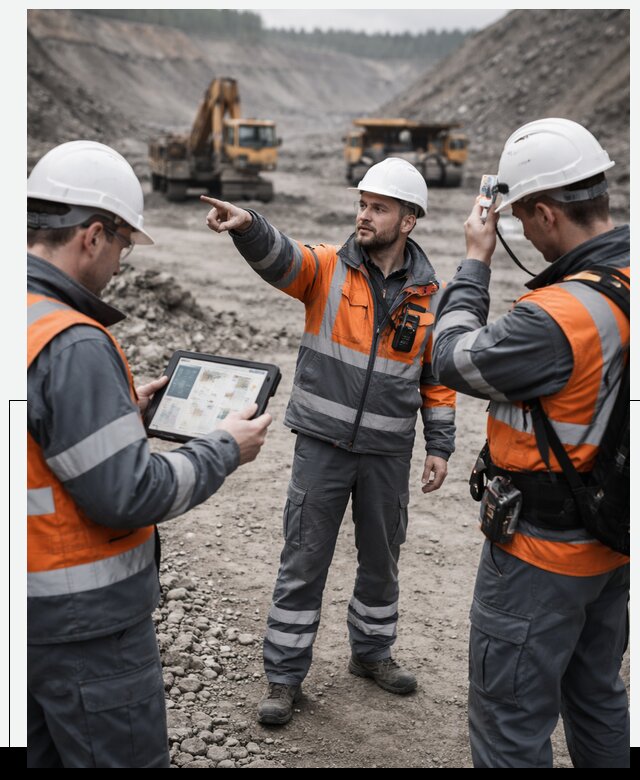 Система контроля персонала для горнодобывающей отрасли в Зиме