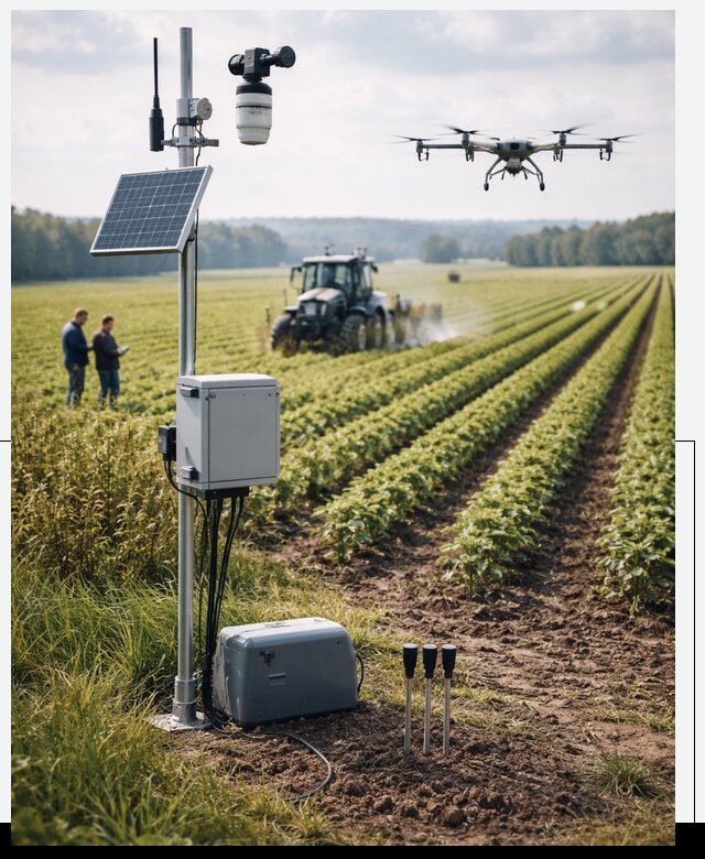 Разработка IoT мониторинга полей в Зиме от 8694 р. | АвикейЗма